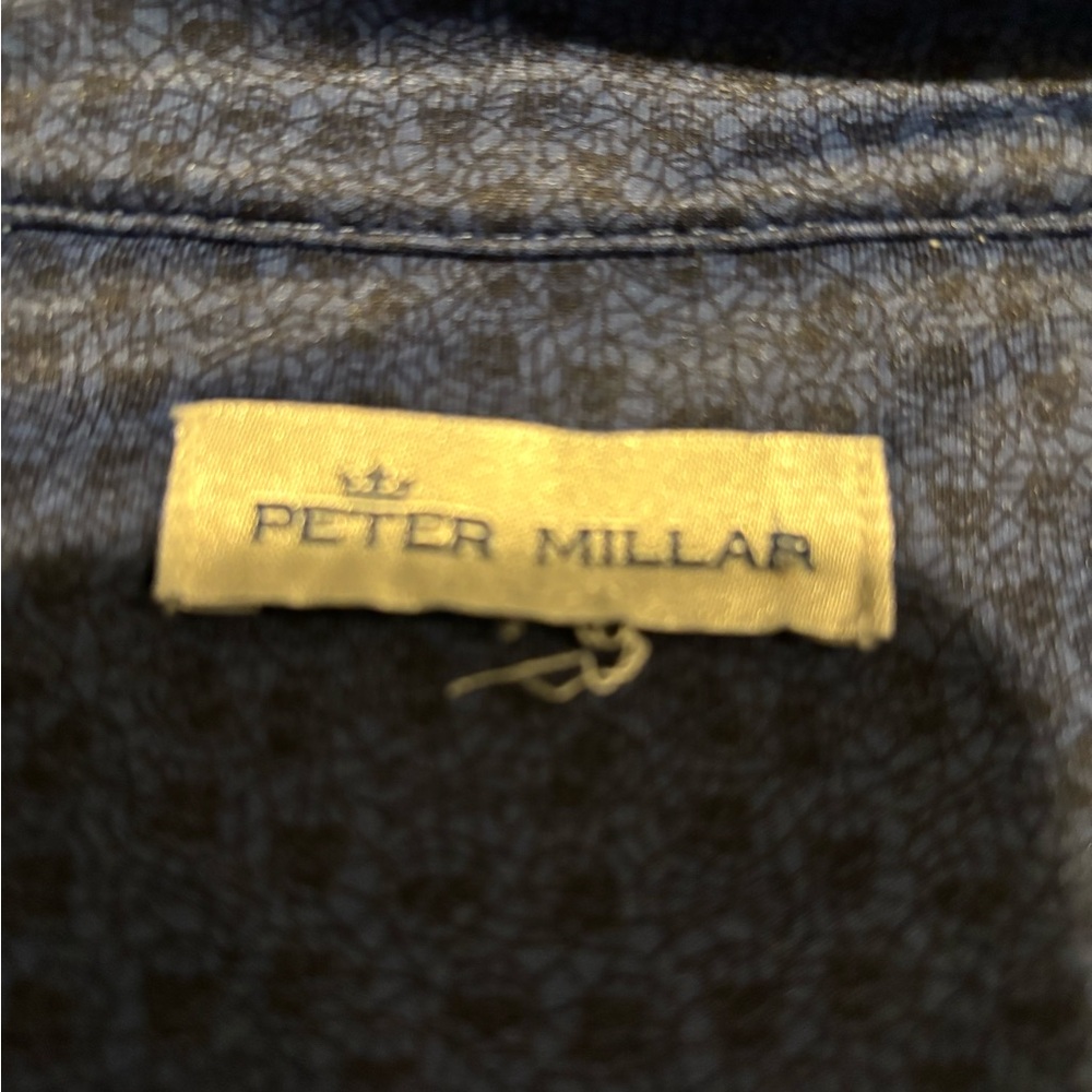Peter Millar Navy Patterned Pullover - image 2